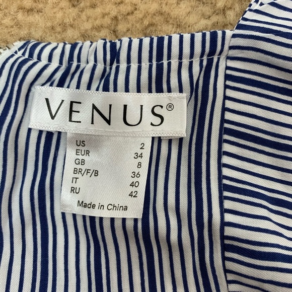 Venus Flare Sleeve Strip Blouse - 2 - Picture 6 of 8